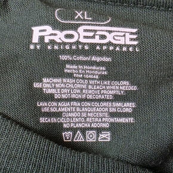 Michigan State Spartans Unisex Adult XL Green Long Sleeve Shirt - Picture 3 of 7